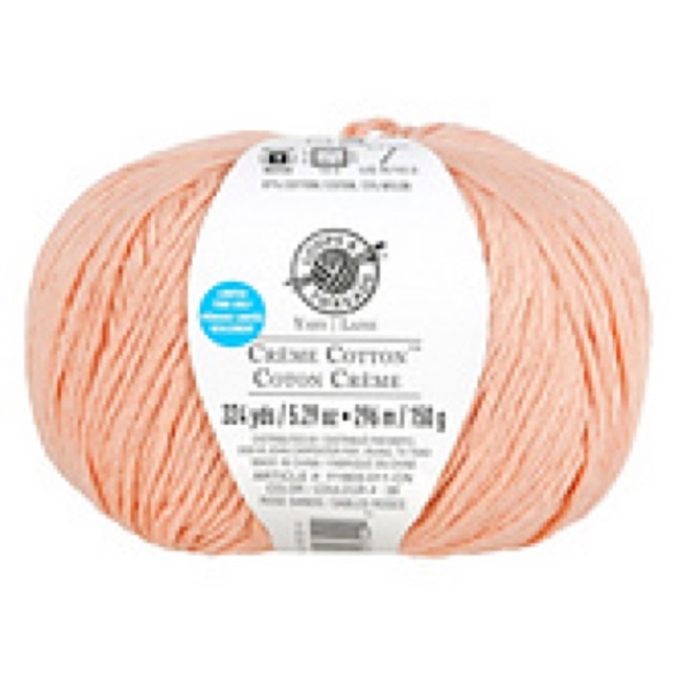 ISO Loops and Threads Crème Cotton Yarn in color Rose Sands